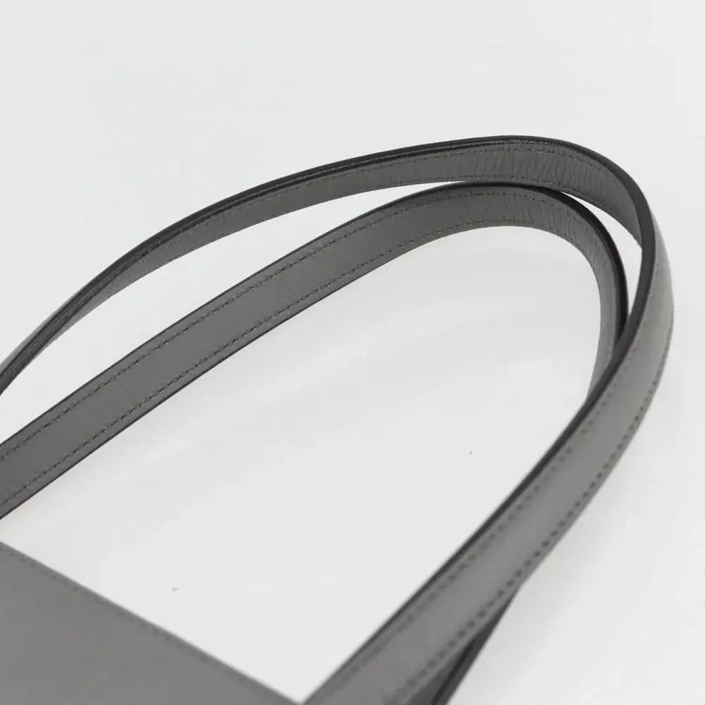 Gucci Leather Tote Bag Gray
